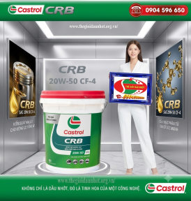 DẦU ĐỘNG CƠ CASTROL CRB MUTIL SAE 20W-50 API CI-4 18Lít & Phuy 209L