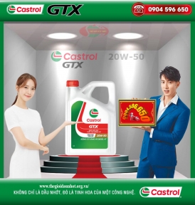 Castrol GTX SAE 20W-50 API SL/CF can 4 lít