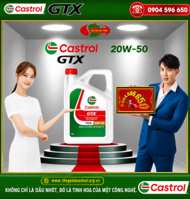 CASTROL GTX SAE 15W-40 API SN/CF CAN 4 LÍT